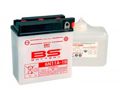 Batería BS Battery 6N11A-1B Convencional con pack de acido