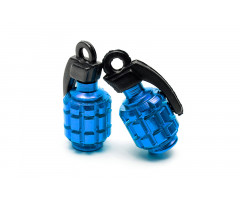 Tapónes de válvula Replay granada Azul