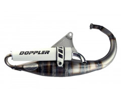 Tubo de escape Doppler S3R Evo silenciador blanco Homologado (CE) Minarelli Horizontal