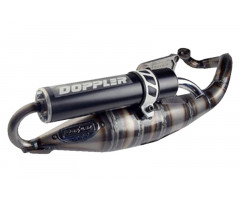 Tubo de escape Doppler S3R silenciador negro Homologado (CE) Peugeot Ludix / Speedfight 3