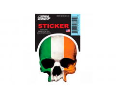 Pegatina Lethal Threat Ireland Skull 7x11cm