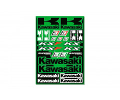 Plancha de pegatinas Blackbird Kawasaki