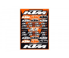 Plancha de pegatinas Blackbird KTM Naranja
