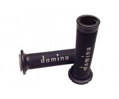 Puños Domino A010 Road Racing 126mm Abierto Negro / Gris