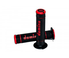 Puños Domino A240 Style 125mm Cerrado Negro / Rojo