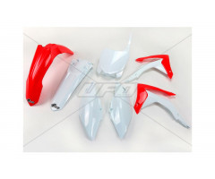 Kit de plasticos completo UFO Rojo / Blanco Honda CRF 250 R 2014-2017