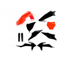 Kit de plasticos completo Acerbis Negro / Naranja KTM 125 SX 2019