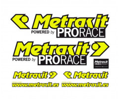 Plancha de pegatinas Metrakit Pro Race Amarillo