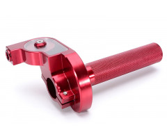Mando de gas Concept CNC anodizado Rojo