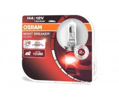 Bombilla Osram Night Breaker H4 12V60/55W Silver Duobox