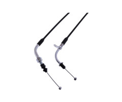 Cable de acelerador completo JMP Peugeot / Rieju / Baotian / Hyosung / Goes