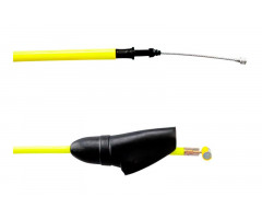 Cable de embrague Doppler Teflon Amarillo Fluo Derbi Senda Euro 3 / Derbi Euro 4