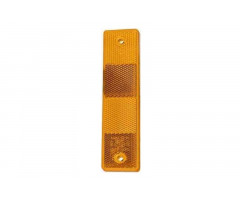 Catadioptrico atornillable Hella rectangular 180x40x6,5mm Naranja