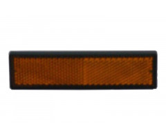 Catadioptrico con adhesivo ULO rectangular 122x32,5mm Naranja