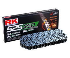 Cadena RK X-Ring 525XSO/100 abierta con enganche de remache