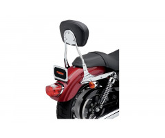 Respaldo de asiento Cobra Short Round Cromado Harley Davidson XL 883 C / XL 1200 C ...