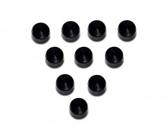 Embellecedores de cabeza de tornillos Drag Specialties 5/16SKT ALN Negro