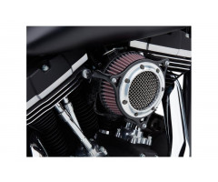 Filtro de aire Cobra RPT Negro/Cromado Harley Davidson FXFB 1745 / FLSB 1745 ...