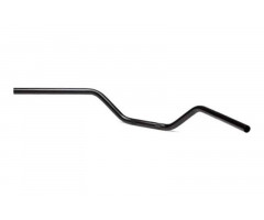 Manillar LSL Flat Track simple 25,4mm Acero Negro