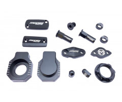 Kit de accesorios Moose Racing aluminio CNC Negro Gas Gas (M57-5022GB)