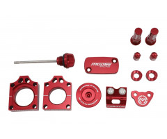 Kit de accesorios Moose Racing aluminio CNC Rojo (M57-1007R)