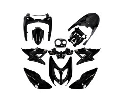 Kit de carenados Allpro 11 piezas Negro Yamaha Aerox antes del 2013