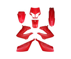 Kit de carenados Allpro Rojo Derbi Senda 2000-2010