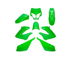 Kit de carenados Allpro Verde Derbi Senda 2000-2010