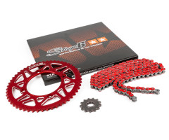 Kit de cadena Stage6 CNC paso 420 13x53 Rojo Beta RR