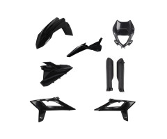 Kit de plasticos completo Acerbis (8 piezas) Negro Beta RR 2T 125 2020-2022