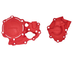 Kit de protecciones de carter motor Acerbis X-Power Rojo Honda CRF 250 R 2018-2021 / CRF 250-300 RX 2019-2021