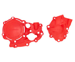 Kit de protecciones de carter motor Acerbis X-Power Rojo Honda CRF 250 R 2022-2023 / CRF 250-300 RX 2022-2023