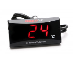 Marcador de temperatura Koso Mini Super Slim 0-120° Rojo