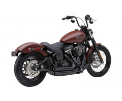Linea de escape completa Cobra Speedster Short Negro Harley Davidson FLDE 1745 / FXBB 1745 ...