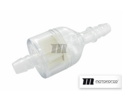 Filtro de gasolina Motoforce FastFlox D.7mm Blanc
