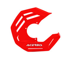 Protector de disco de freno delantero Acerbis X-Future Rojo