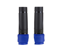 Protectores de botella de horquilla Polisport Superior Universal Negro / Azul