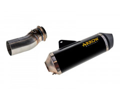 Silenciador de escape + tubo de unión Arrow Race-Tech Dark KTM 690 SMC / Enduro 2016-2020