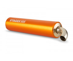 Silenciador de escape Stage6 Pro Replica MK2 Naranja