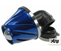 Filtro de aire STR8 Helix Azul anodizado Ø35/38mm