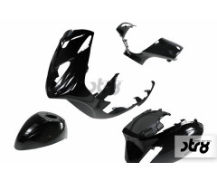 Kit de carenados STR8 6 piezas Negro Piaggio Zip SP2