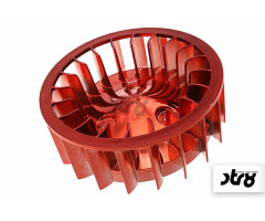 Turbina de aire motor STR8 Oversize Rojo Anodizado Minarelli Horizontal AC
