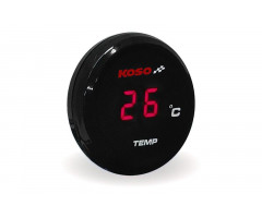 Marcador de temperatura Koso Coin Digital Rojo