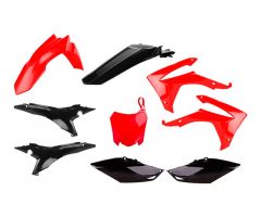 Kit de plasticos completo Polisport Rojo / Negro Honda CRF 450 R 2013-2016 / CRF 450 X 2013-2018 ...