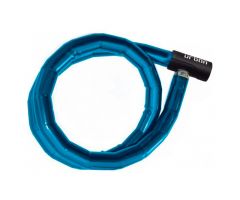 Candado antirrobo de cable Urban Monoflex 24X1200MM Azul
