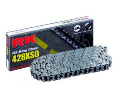 Cadena RK X-RING 428XSO/118 abierta con enganche de clip
