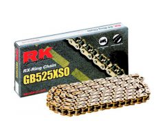 Cadena RK X-RING G&B 525XSO/102 abierta con enganche de remache