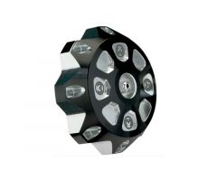 Tapón de depósito de gasolina Moose Racing Aluminio Negro / Plata KTM SX / SXF / EXC / MXC