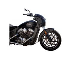 Carenado frontal con cupula Arlen Ness Scout Negro Indian Scout 1130 2015-2016 / Scout Sixty 1000 2016