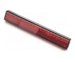 Catadioptrico con adhesivo Daytona rectangulo 100x13mm Rojo